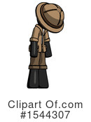 Black Design Mascot Clipart #1544307 by Leo Blanchette