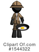 Black Design Mascot Clipart #1544322 by Leo Blanchette