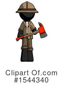 Black Design Mascot Clipart #1544340 by Leo Blanchette