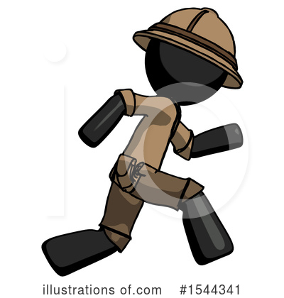 Royalty-Free (RF) Black Design Mascot Clipart Illustration by Leo Blanchette - Stock Sample #1544341