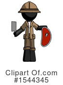 Black Design Mascot Clipart #1544345 by Leo Blanchette