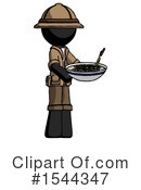 Black Design Mascot Clipart #1544347 by Leo Blanchette