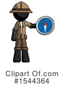 Black Design Mascot Clipart #1544364 by Leo Blanchette