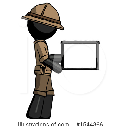 Royalty-Free (RF) Black Design Mascot Clipart Illustration by Leo Blanchette - Stock Sample #1544366
