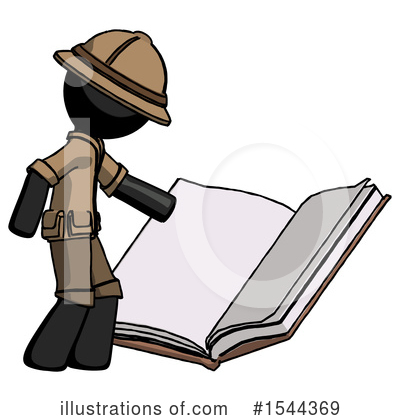 Royalty-Free (RF) Black Design Mascot Clipart Illustration by Leo Blanchette - Stock Sample #1544369