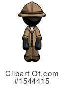 Black Design Mascot Clipart #1544415 by Leo Blanchette