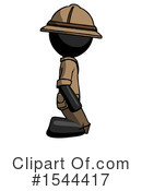 Black Design Mascot Clipart #1544417 by Leo Blanchette