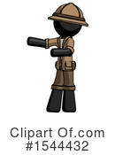 Black Design Mascot Clipart #1544432 by Leo Blanchette