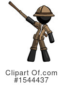 Black Design Mascot Clipart #1544437 by Leo Blanchette