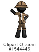 Black Design Mascot Clipart #1544446 by Leo Blanchette