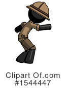 Black Design Mascot Clipart #1544447 by Leo Blanchette