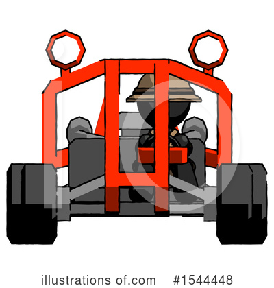 Royalty-Free (RF) Black Design Mascot Clipart Illustration by Leo Blanchette - Stock Sample #1544448
