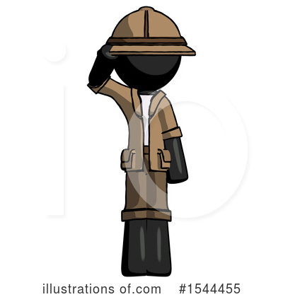 Royalty-Free (RF) Black Design Mascot Clipart Illustration by Leo Blanchette - Stock Sample #1544455