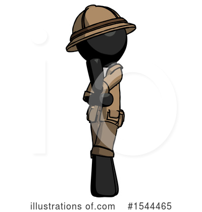 Royalty-Free (RF) Black Design Mascot Clipart Illustration by Leo Blanchette - Stock Sample #1544465