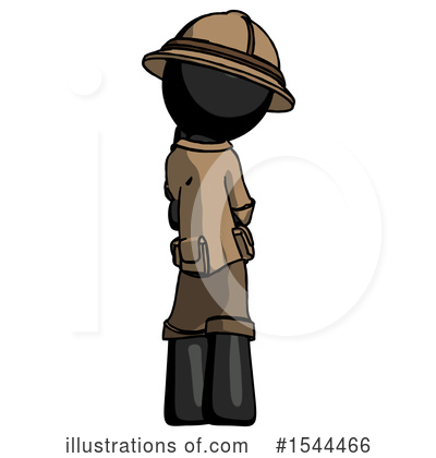 Royalty-Free (RF) Black Design Mascot Clipart Illustration by Leo Blanchette - Stock Sample #1544466