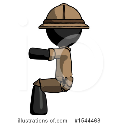 Royalty-Free (RF) Black Design Mascot Clipart Illustration by Leo Blanchette - Stock Sample #1544468