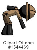 Black Design Mascot Clipart #1544469 by Leo Blanchette