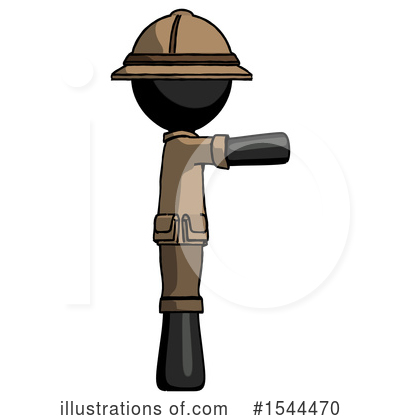 Royalty-Free (RF) Black Design Mascot Clipart Illustration by Leo Blanchette - Stock Sample #1544470