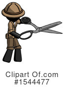 Black Design Mascot Clipart #1544477 by Leo Blanchette