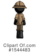 Black Design Mascot Clipart #1544483 by Leo Blanchette