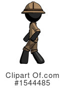 Black Design Mascot Clipart #1544485 by Leo Blanchette