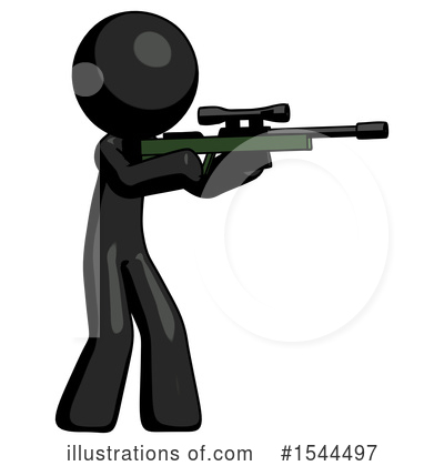 Royalty-Free (RF) Black Design Mascot Clipart Illustration by Leo Blanchette - Stock Sample #1544497