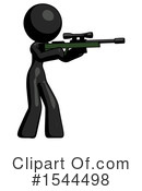 Black Design Mascot Clipart #1544498 by Leo Blanchette