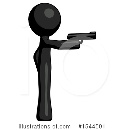 Royalty-Free (RF) Black Design Mascot Clipart Illustration by Leo Blanchette - Stock Sample #1544501