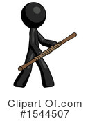 Black Design Mascot Clipart #1544507 by Leo Blanchette