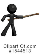 Black Design Mascot Clipart #1544513 by Leo Blanchette
