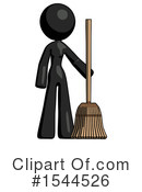 Black Design Mascot Clipart #1544526 by Leo Blanchette