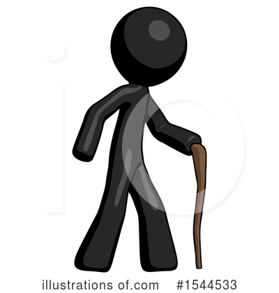 Royalty-Free (RF) Black Design Mascot Clipart Illustration by Leo Blanchette - Stock Sample #1544533