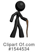 Black Design Mascot Clipart #1544534 by Leo Blanchette