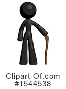 Black Design Mascot Clipart #1544538 by Leo Blanchette