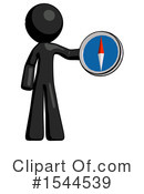 Black Design Mascot Clipart #1544539 by Leo Blanchette