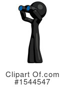 Black Design Mascot Clipart #1544547 by Leo Blanchette