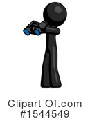 Black Design Mascot Clipart #1544549 by Leo Blanchette