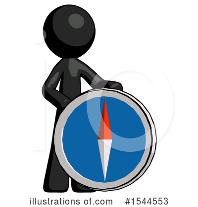 Royalty-Free (RF) Black Design Mascot Clipart Illustration by Leo Blanchette - Stock Sample #1544553
