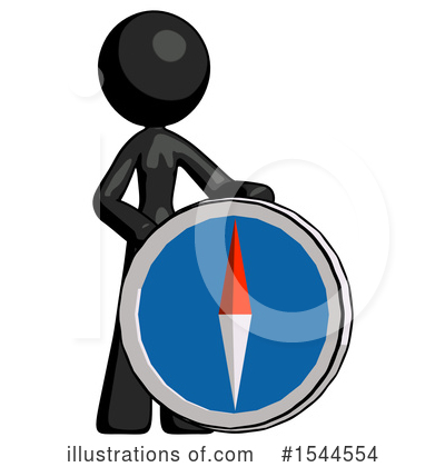 Royalty-Free (RF) Black Design Mascot Clipart Illustration by Leo Blanchette - Stock Sample #1544554