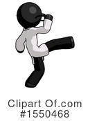 Black Design Mascot Clipart #1550468 by Leo Blanchette
