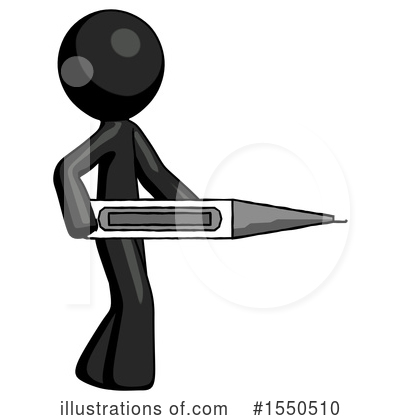 Royalty-Free (RF) Black Design Mascot Clipart Illustration by Leo Blanchette - Stock Sample #1550510