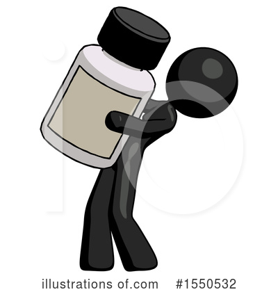 Royalty-Free (RF) Black Design Mascot Clipart Illustration by Leo Blanchette - Stock Sample #1550532