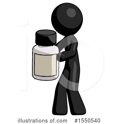 Royalty-Free (RF) Black Design Mascot Clipart Illustration by Leo Blanchette - Stock Sample #1550540