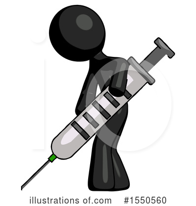 Royalty-Free (RF) Black Design Mascot Clipart Illustration by Leo Blanchette - Stock Sample #1550560