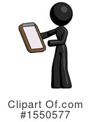 Black Design Mascot Clipart #1550577 by Leo Blanchette
