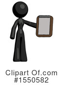 Black Design Mascot Clipart #1550582 by Leo Blanchette