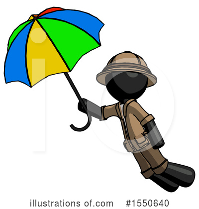 Royalty-Free (RF) Black Design Mascot Clipart Illustration by Leo Blanchette - Stock Sample #1550640