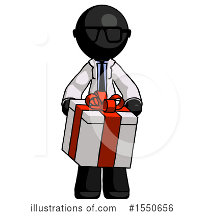 Royalty-Free (RF) Black Design Mascot Clipart Illustration by Leo Blanchette - Stock Sample #1550656