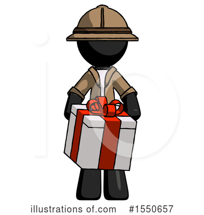 Royalty-Free (RF) Black Design Mascot Clipart Illustration by Leo Blanchette - Stock Sample #1550657