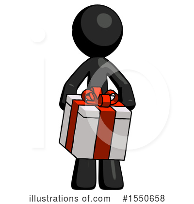 Royalty-Free (RF) Black Design Mascot Clipart Illustration by Leo Blanchette - Stock Sample #1550658